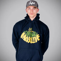 Navy Junglist Massive Pullover Hoody