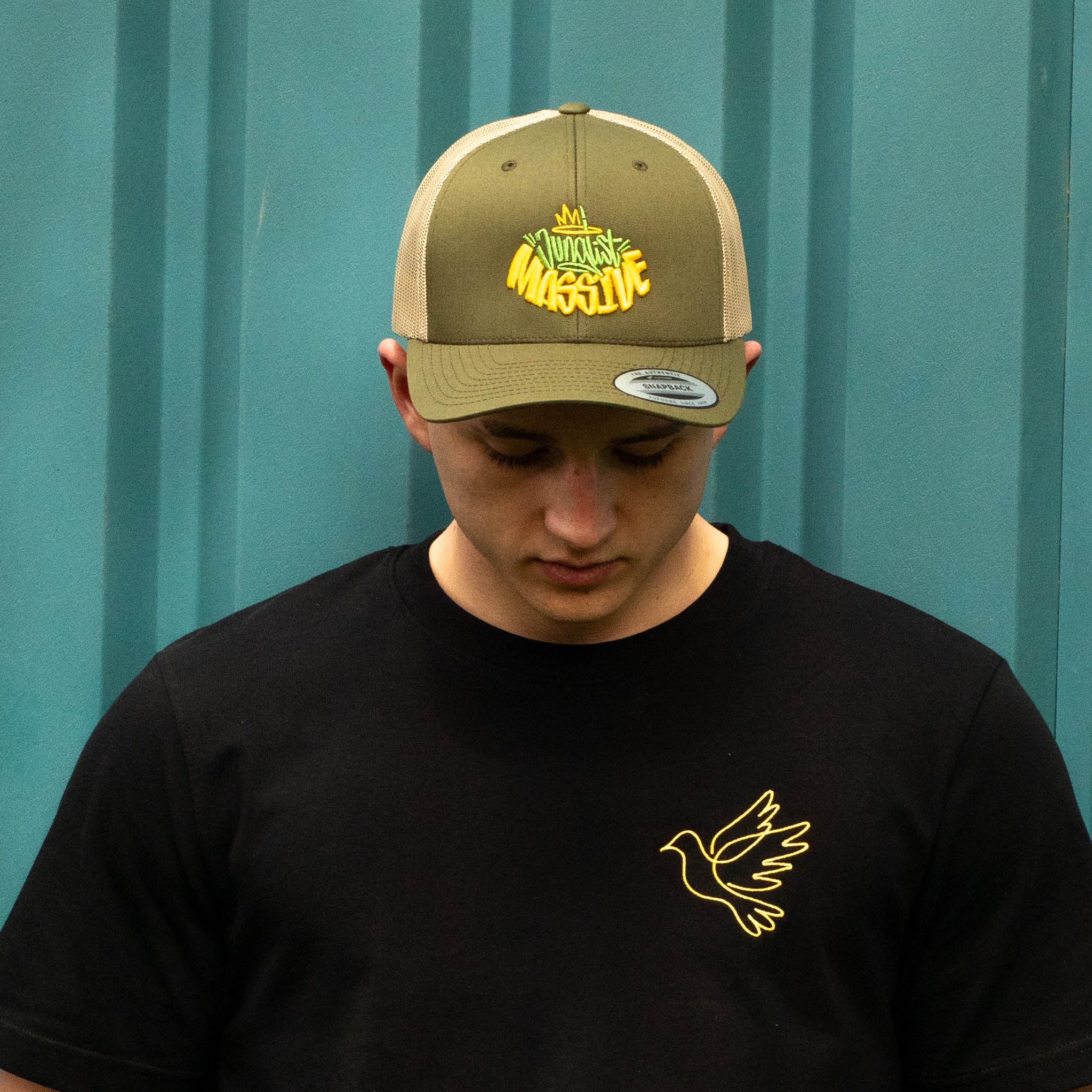 Junglist Massive Olive Trucker Cap