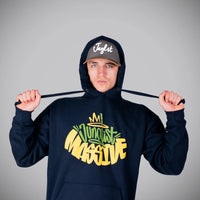 Navy Junglist Massive Pullover Hoody