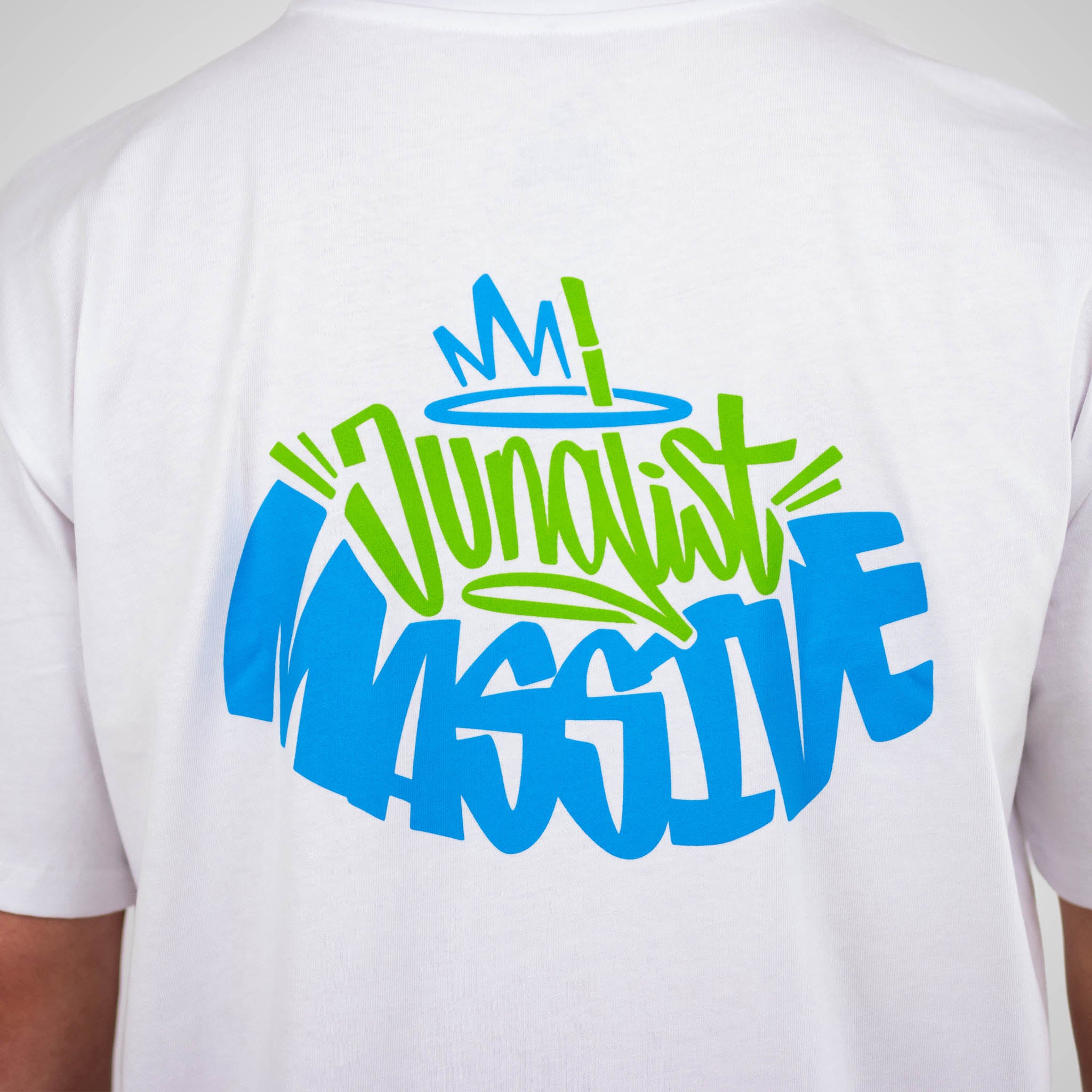 Junglist Massive Relaxed Fit White back print