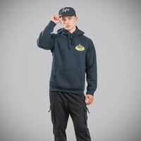 Junglist Massive DnB Navy Hoody worn by Junglist