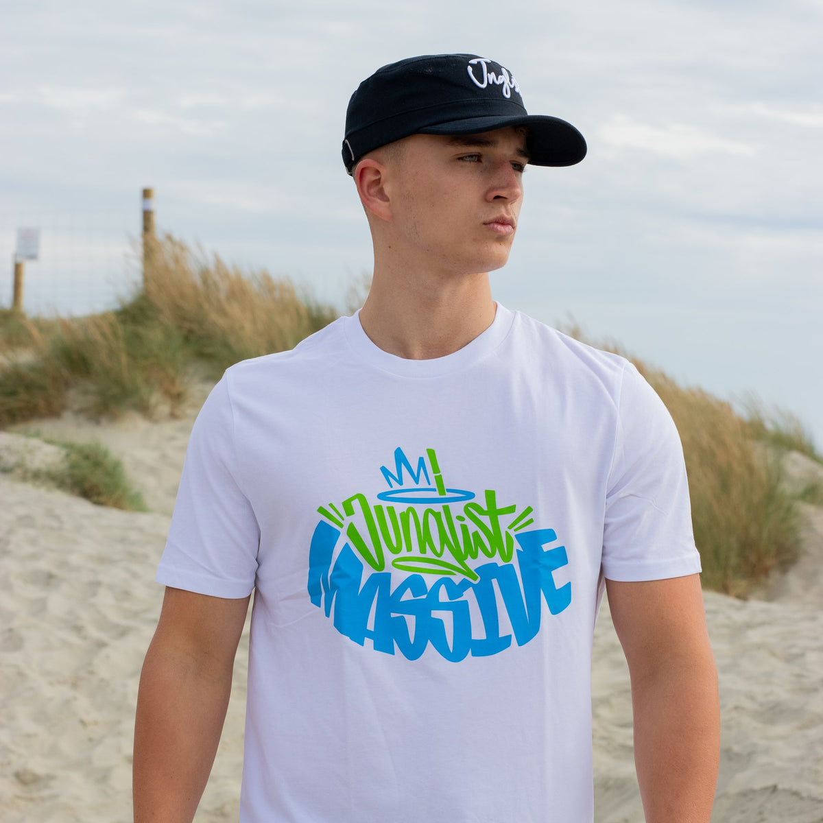 Junglist Massive White Front Print