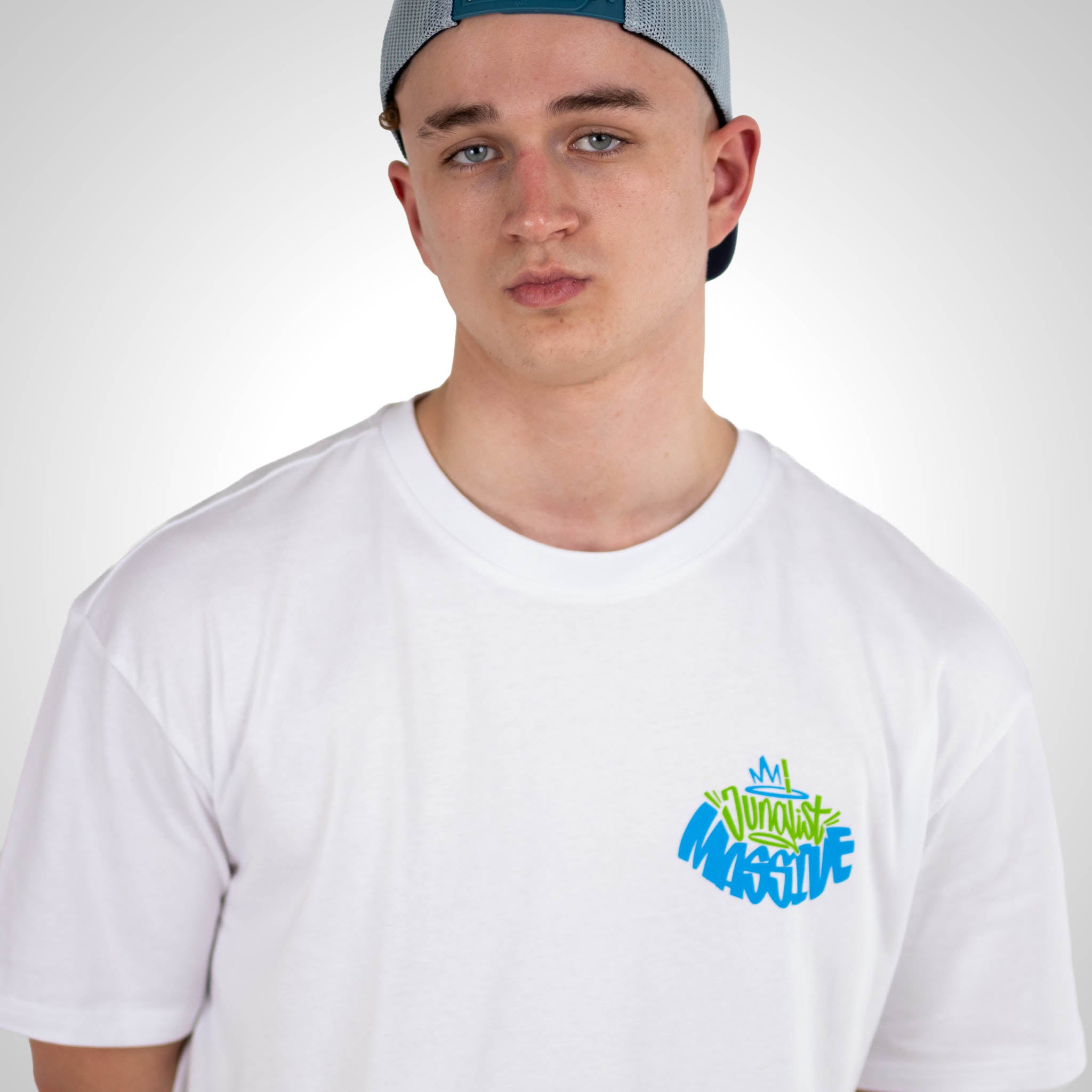 Junglist Massive Relaxed Fit White relaxed fit t shirt