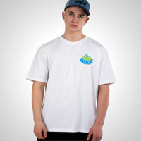 Junglist Massive Relaxed Fit White t shirt