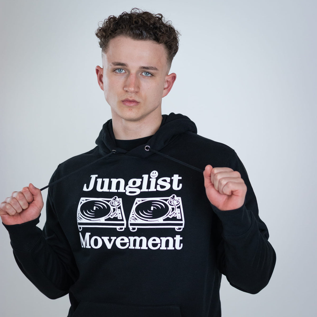 Junglist Movement Hoody worn by model