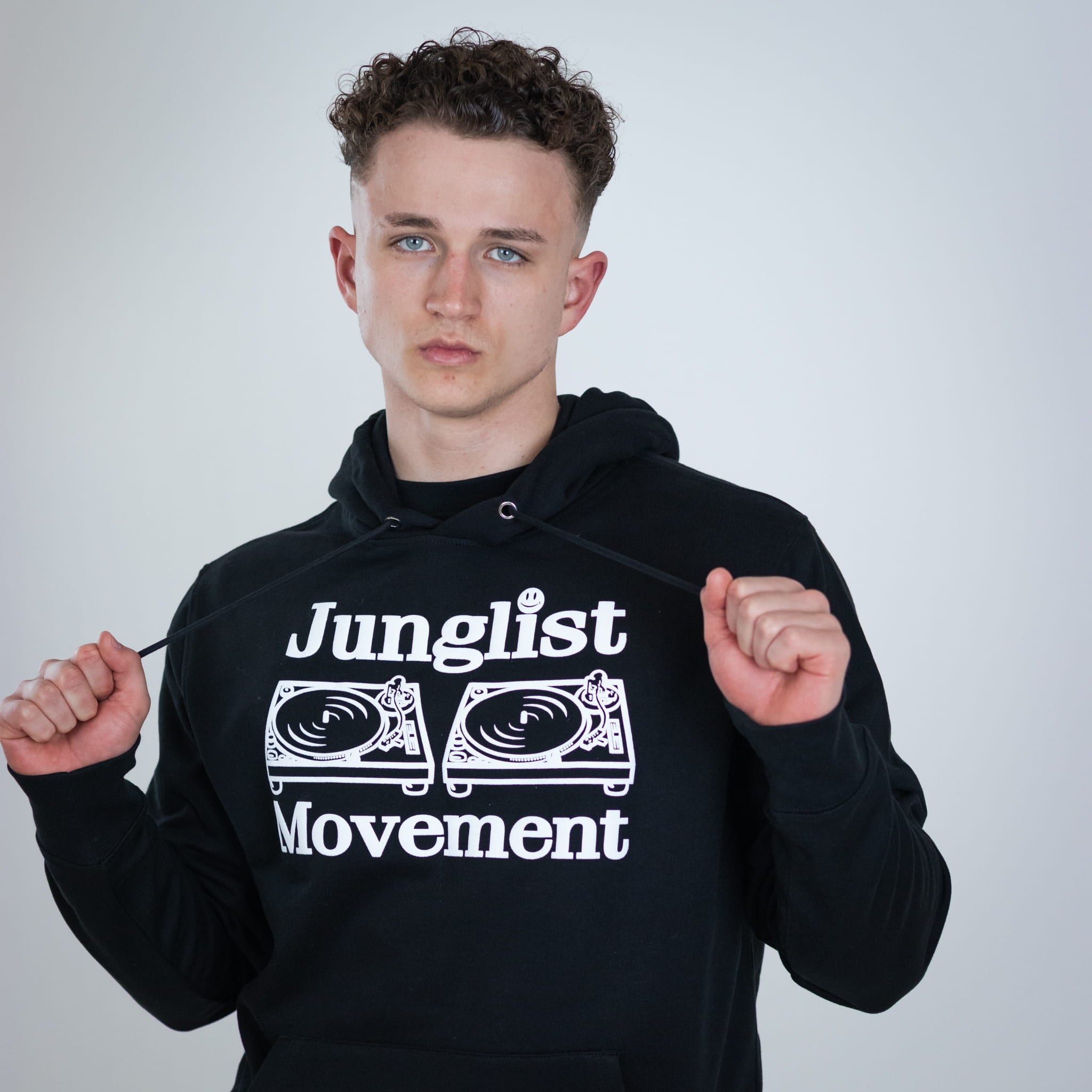 Junglist Movement Hoody worn by model