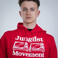 iconic Junglist Movement Red Hoody