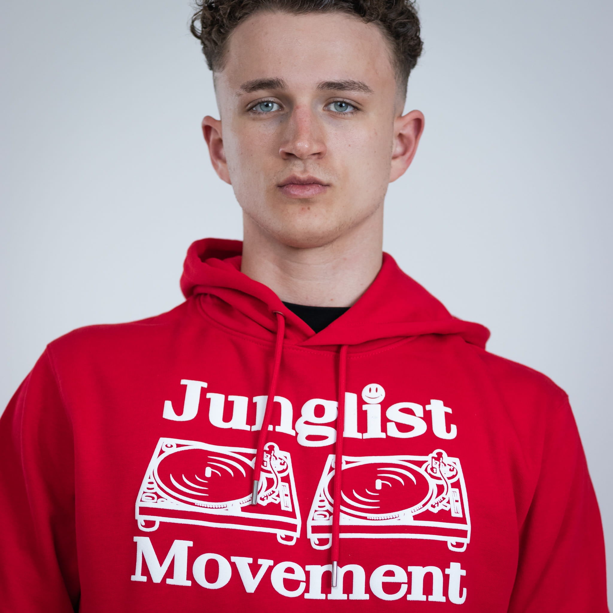 iconic Junglist Movement Red Hoody