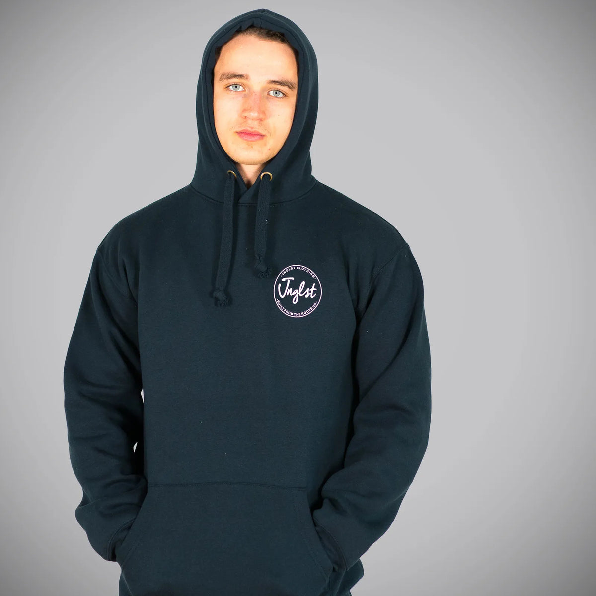 Navy Built From The Roots Hoody