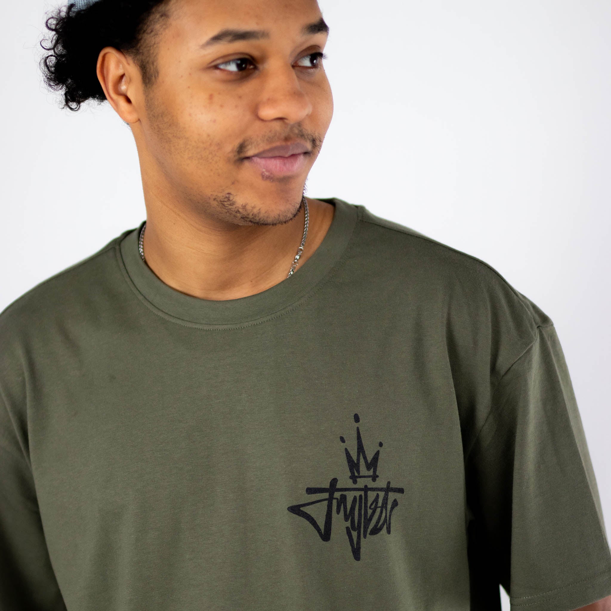 Royalty VIP crown Olive on model