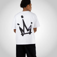 Royalty White Crown T Shirt worn by a Junglist