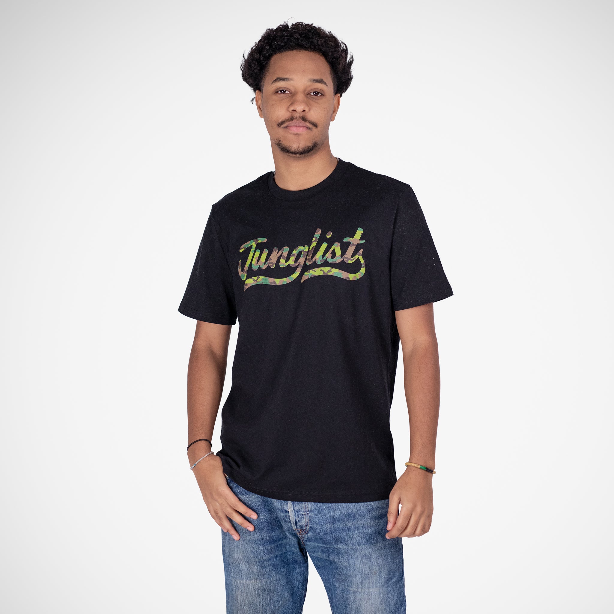 Camo on Black Junglist Script Remix with Vowels