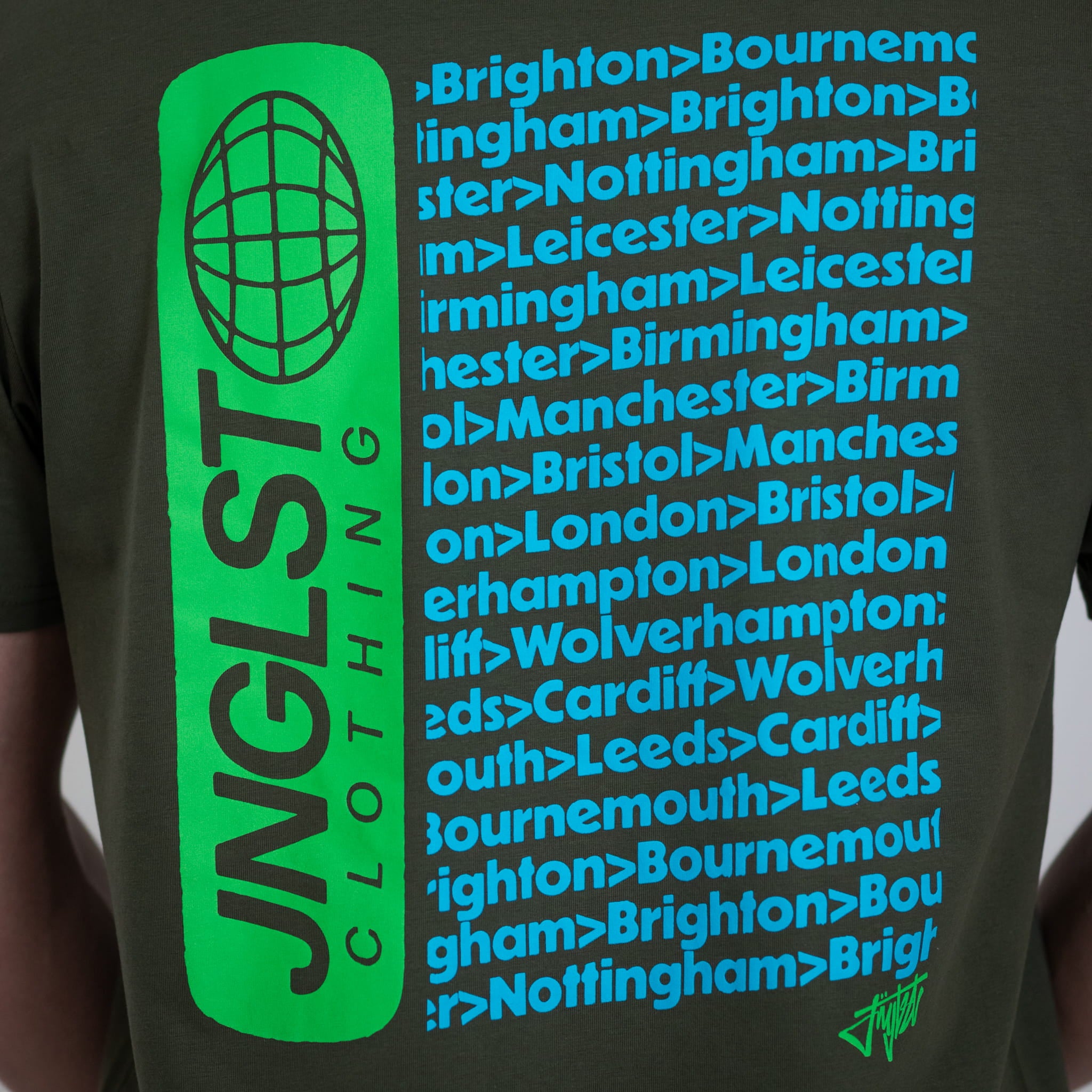 Junglist Tour Khaki T-Shirt