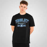 Junglist University Black T-Shirt