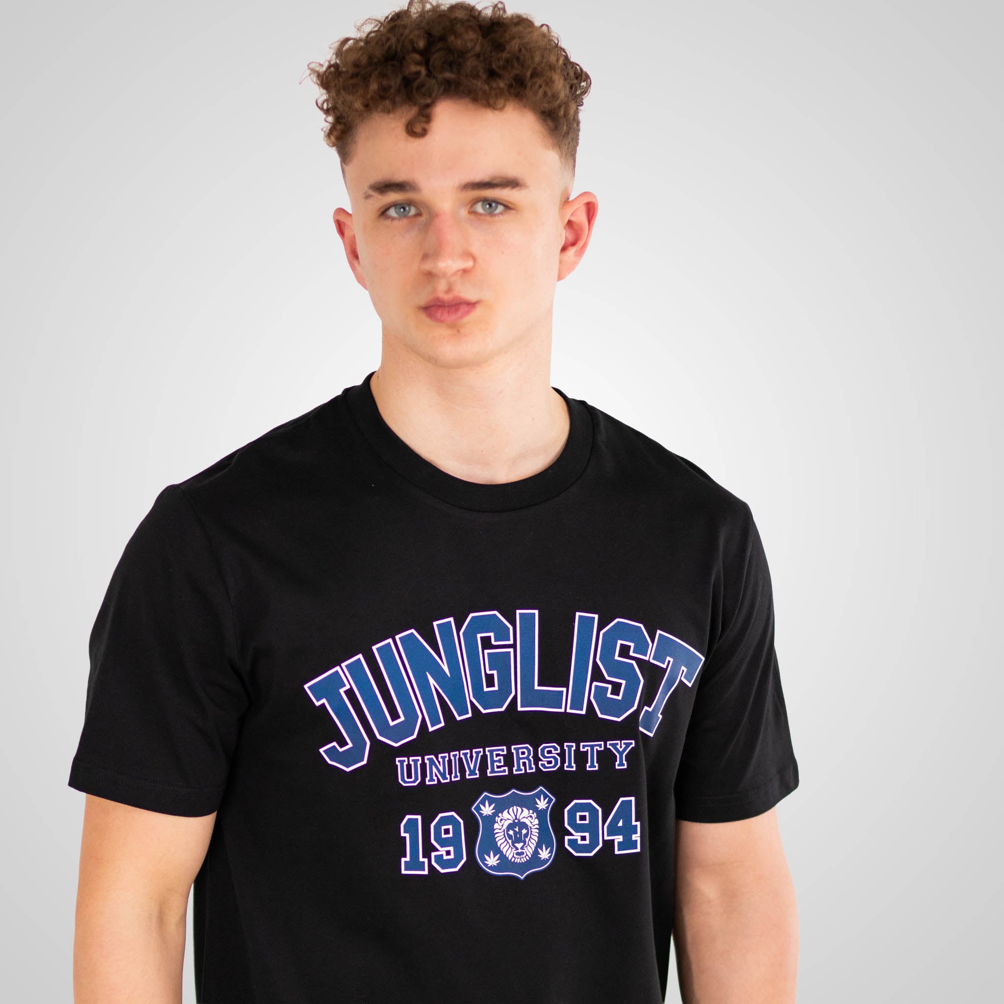 Junglist University Black T-Shirt