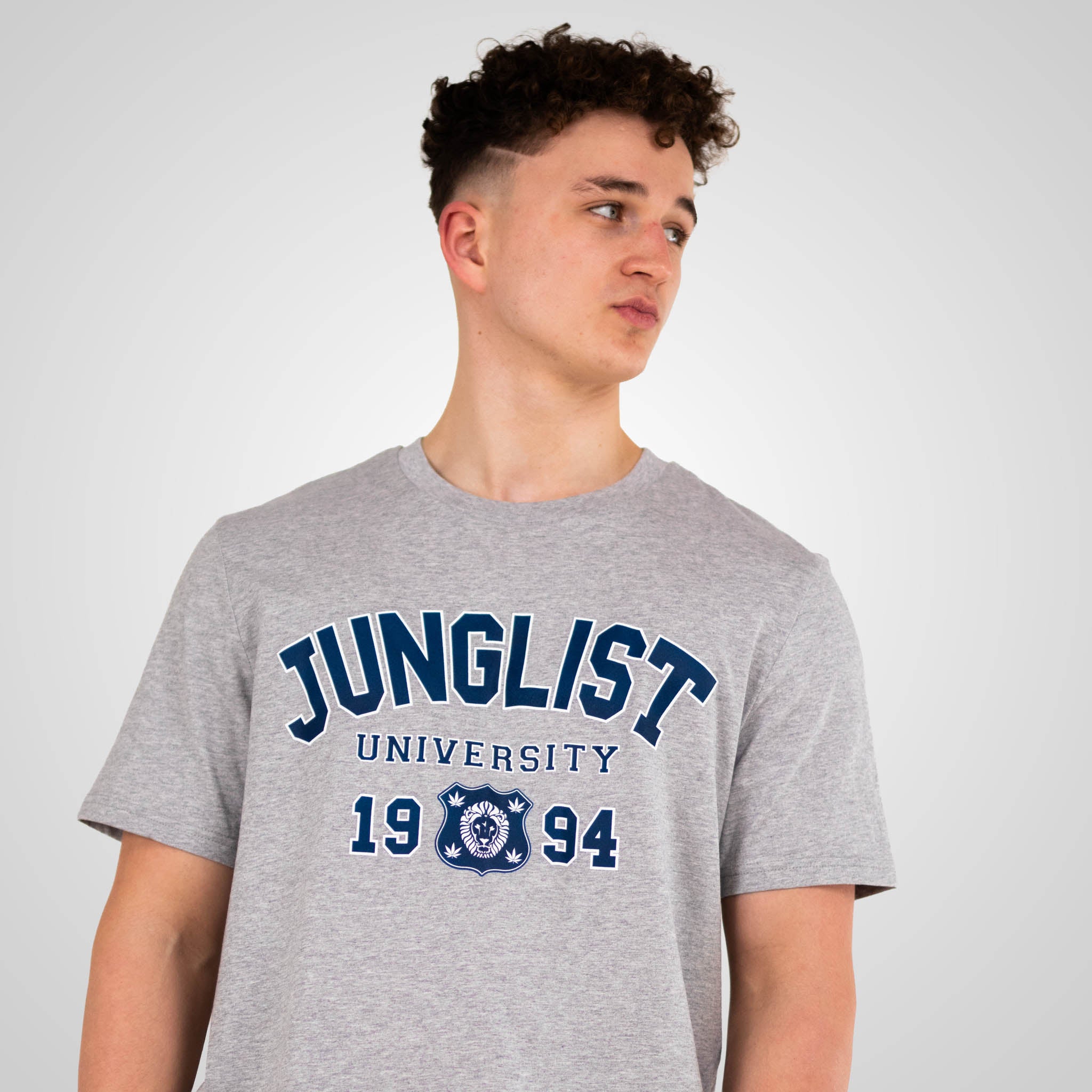 Junglist University Grey T-Shirt