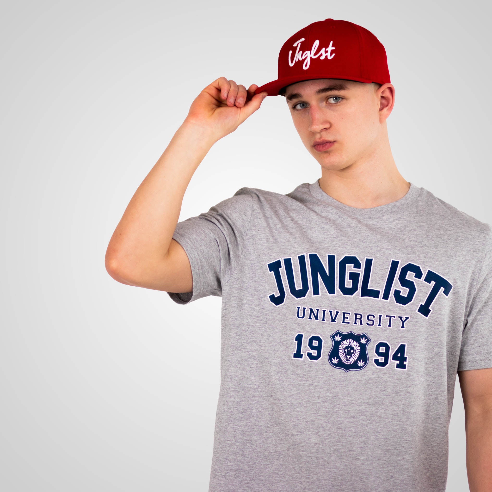 Junglist University Grey T-Shirt