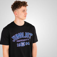 Junglist University Black T-Shirt