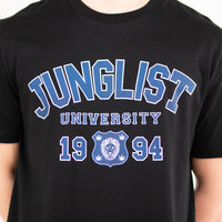 Junglist University Black T-Shirt