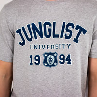 Junglist University Grey T-Shirt