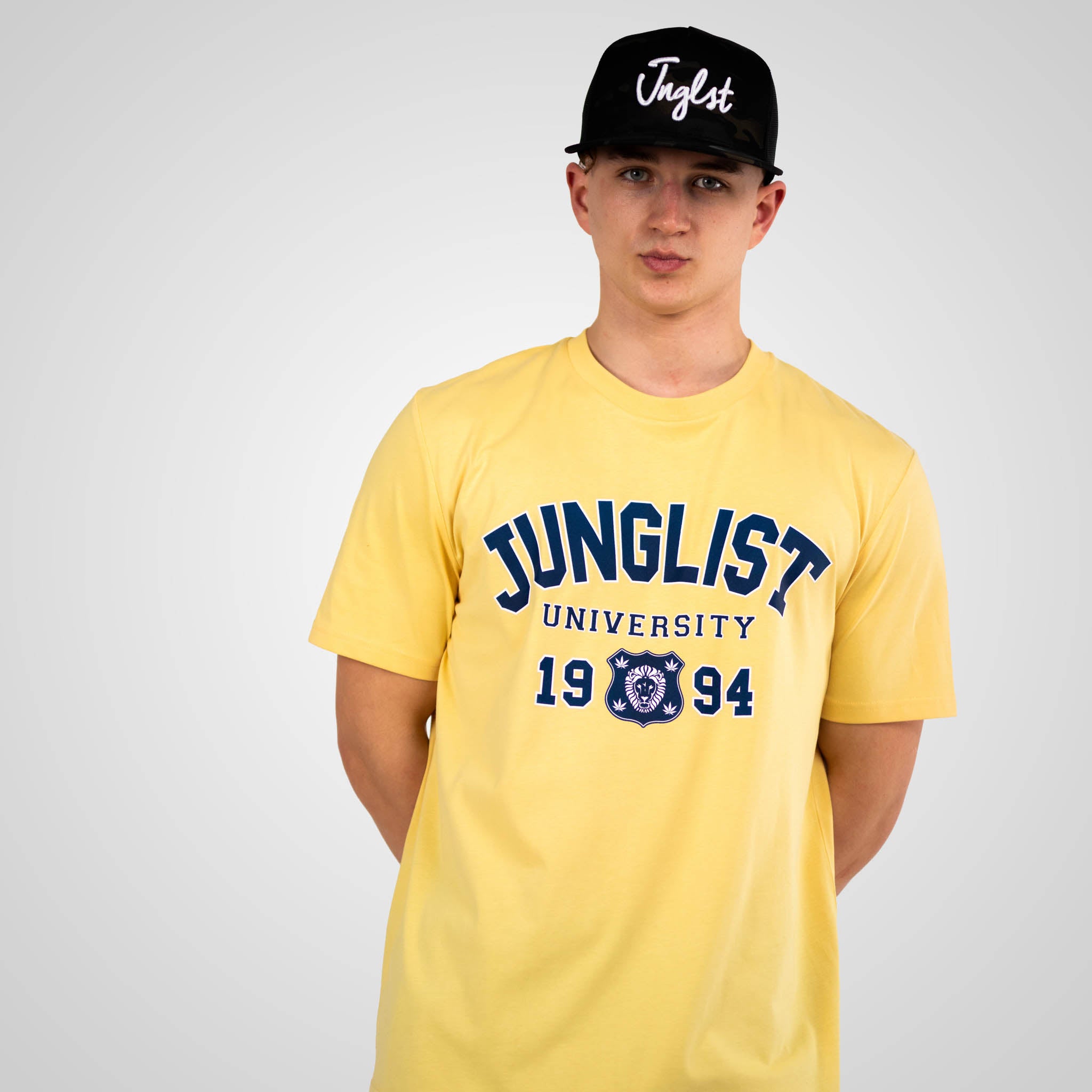 Junglist University Yellow T-Shirt
