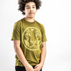 Khaki Junglist Lion Yardrock T Shirt