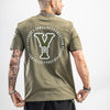 Khaki Green T-Shirt Large back print for Junglists