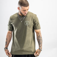 Khaki Junglist T Shirt with Front Print