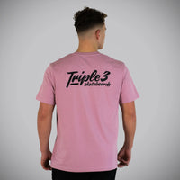 Triple 3 Skateboards 333 Boxed Pink T-Shirt