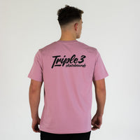 Triple 3 Skateboards 333 Boxed Pink T-Shirt