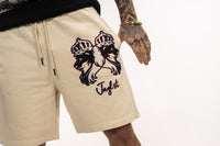 Cream Sweat Shorts