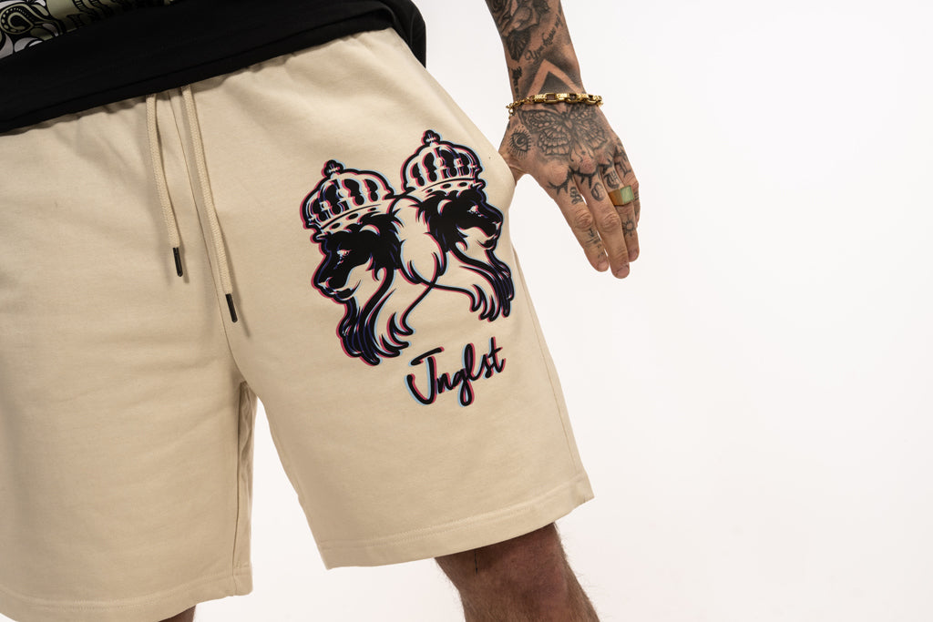 Cream Sweat Shorts