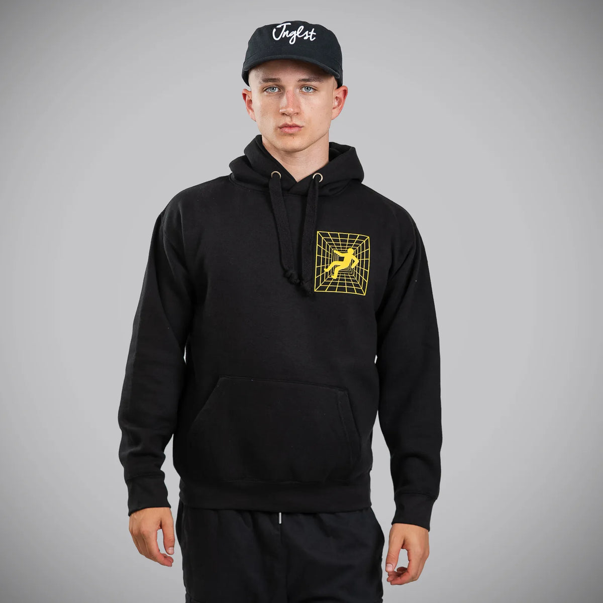Jnglst Long Dark Tunnel Hoody with cap