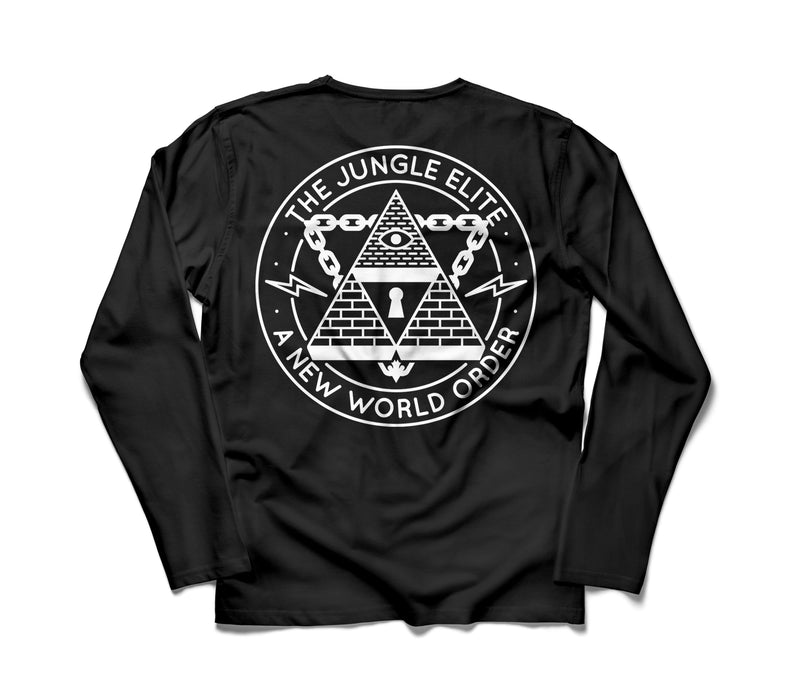 Jungle Elite large back print long sleeved t shirt