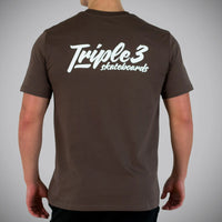 Triple 3 Skateboards 333 Boxed Mocha T-Shirt