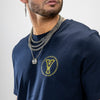 navy vintage streetwear junglist t shirt