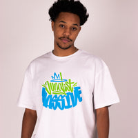Oversized Junglist Massive White T-Shirt