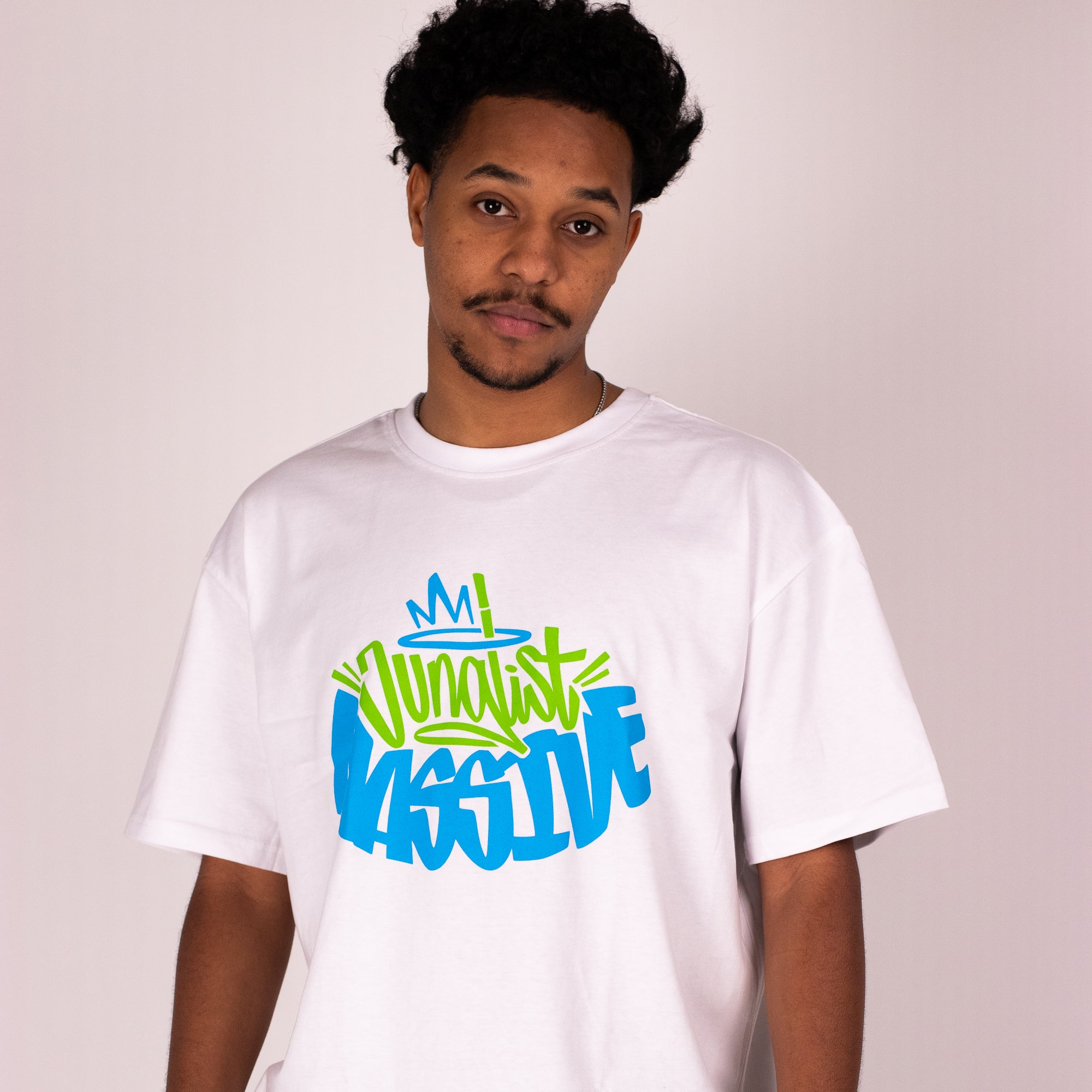 Oversized Junglist Massive White T-Shirt