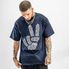 Peace Love and Jungle Streetwear Navy Tee