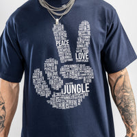 Navy T Shirt for Junglist