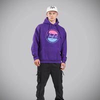 Purple Jnglst Fader Hoody Drum And Bass Clothing