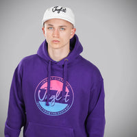 Purple Jnglst Fader Hoody Rave Clothing