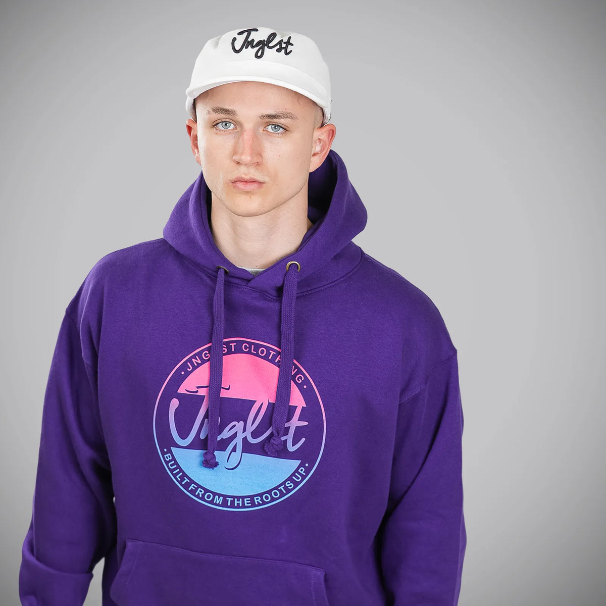 Purple Jnglst Fader Hoody Rave Clothing