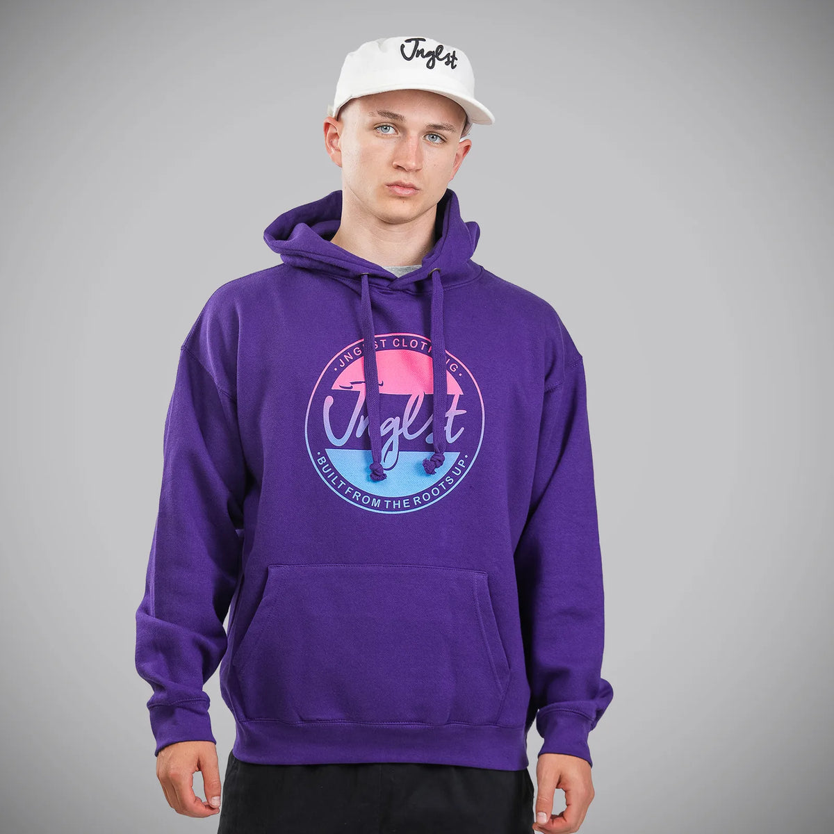 Purple Jnglst Fader Hoody Raver DNB