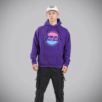 Purple Jnglst Fader Hoody 