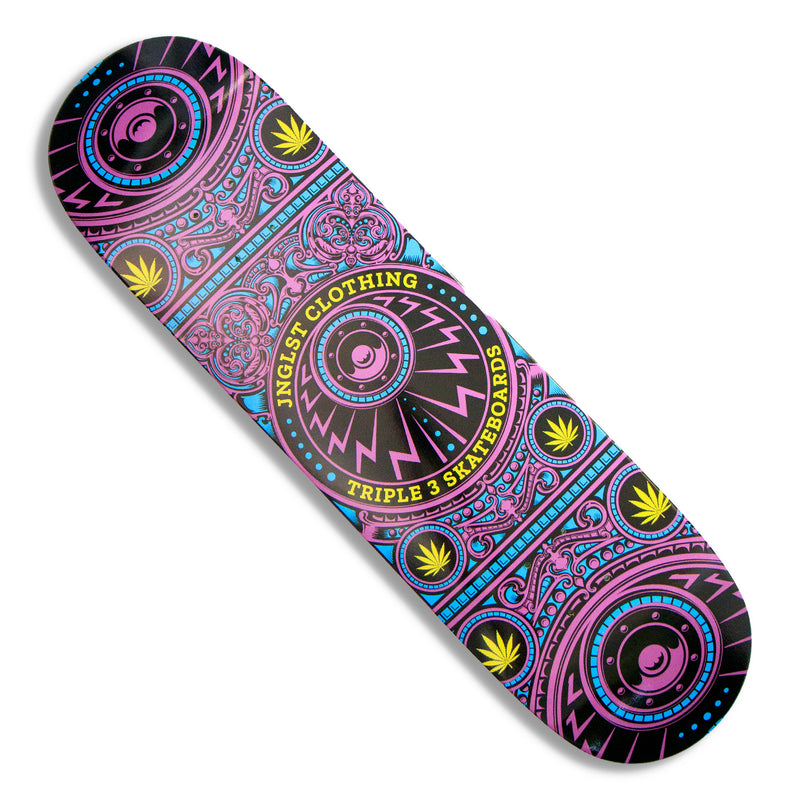 Junglist Skate Deck Collab Purple
