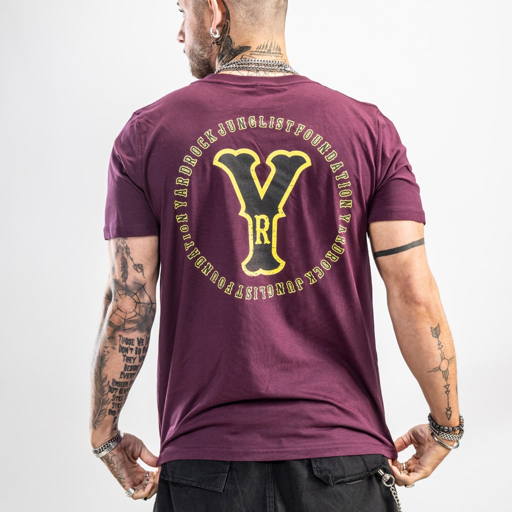 purple junglist yardrock large back print