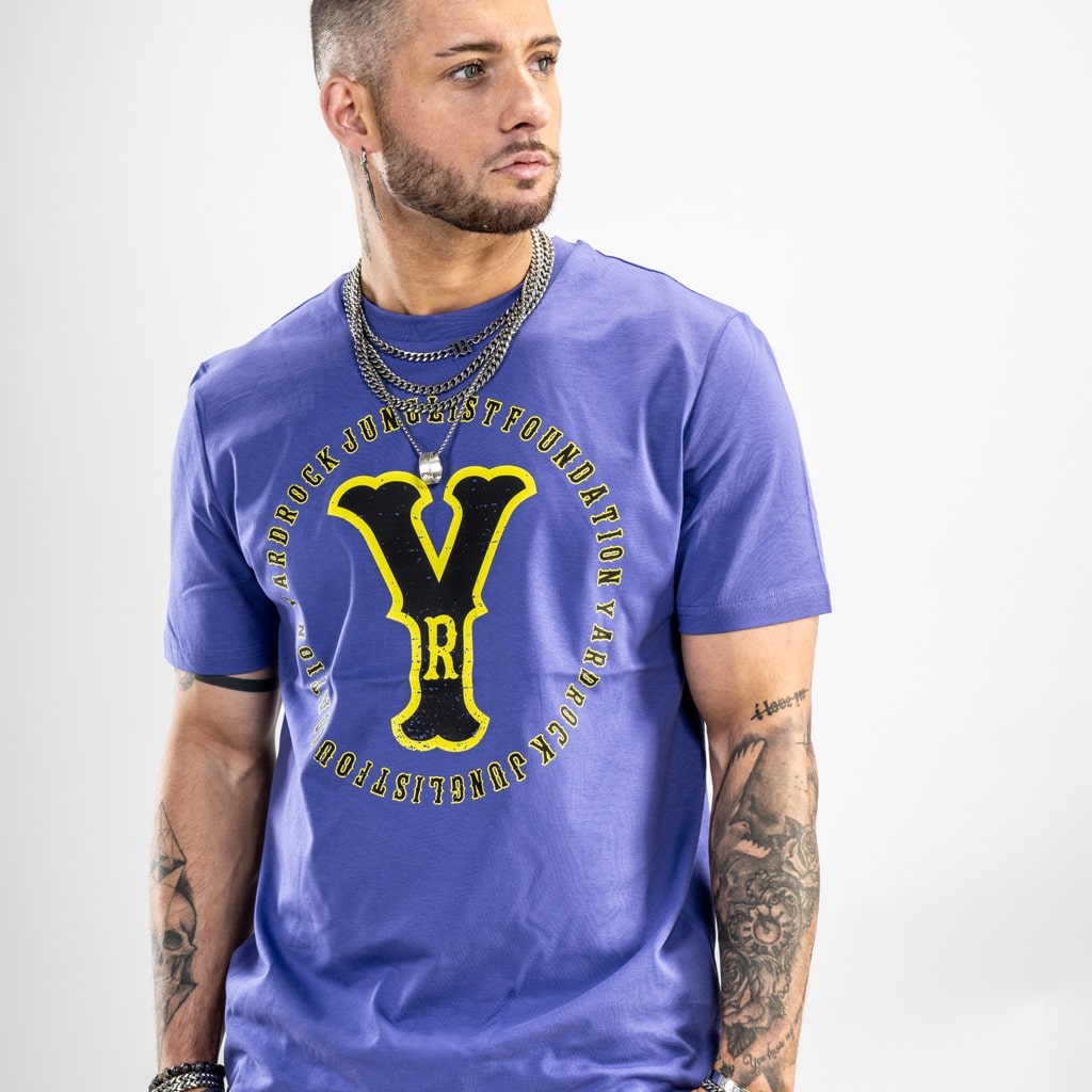 Purple Yardrock Vintage T Shirt for Junglists