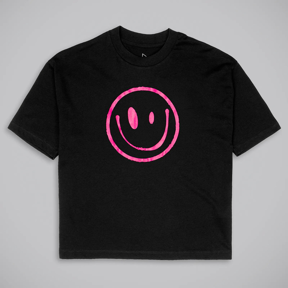 Smiley Rewired Black Female T-Shirt