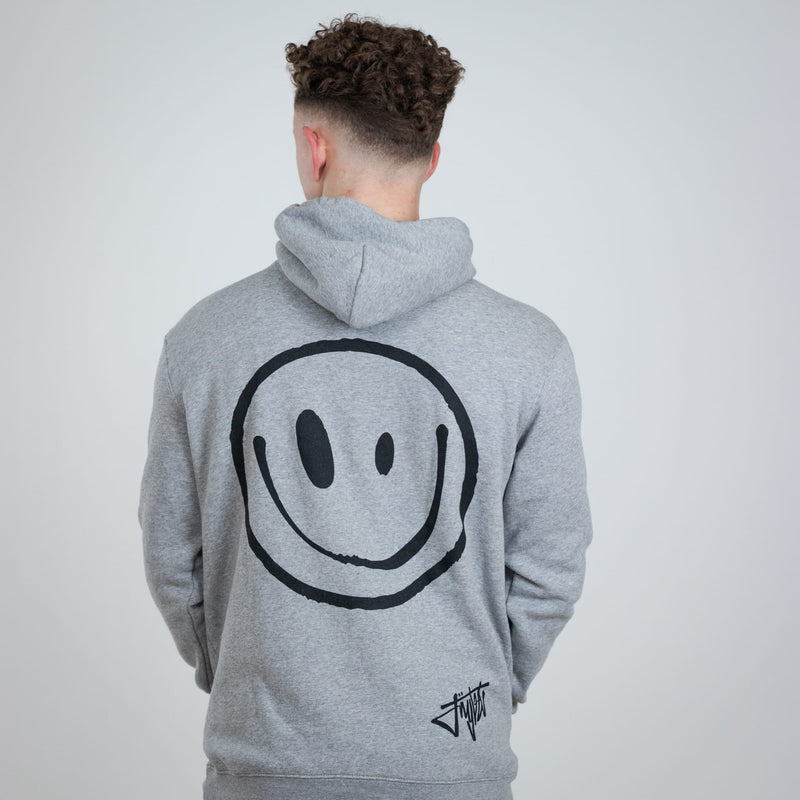 Rewired Smiley Junglist Grey Hoody